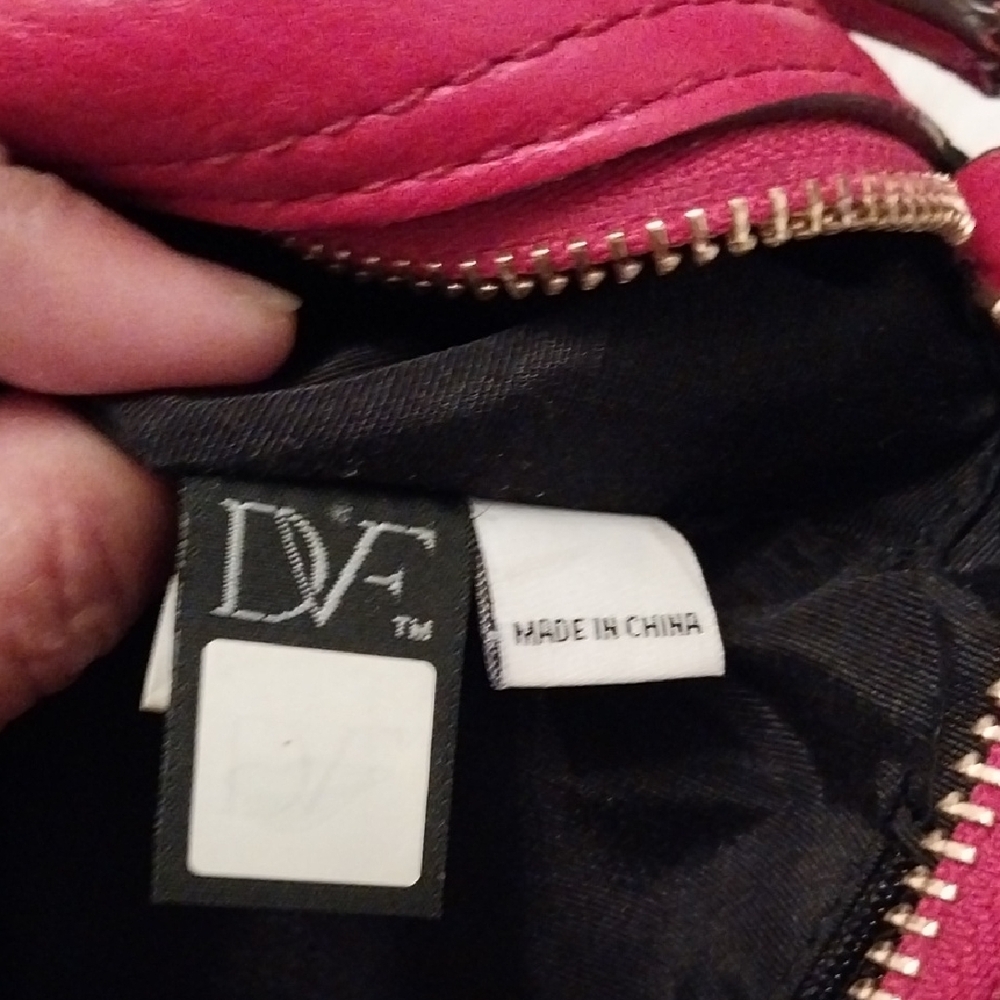 Diane Von Furstenberg Red Leather Crossbody Bag - Picture 7 of 11